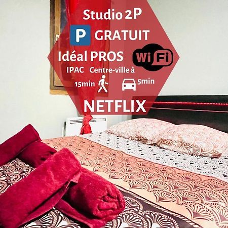 Le Red Escape A 15Min Du Centre Avec Parking Prive Gratuit Apartment Annecy Bagian luar foto